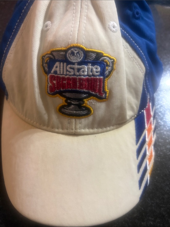 Other - VTG 2012 -Allstate Sugar Bowl Embroidered Baseball Cap - Cream & Blue